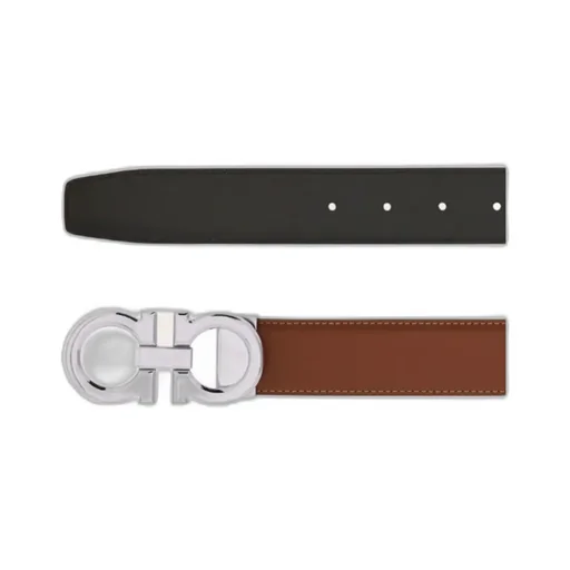 Ferragamo Reversible Gancini Buckle Belt