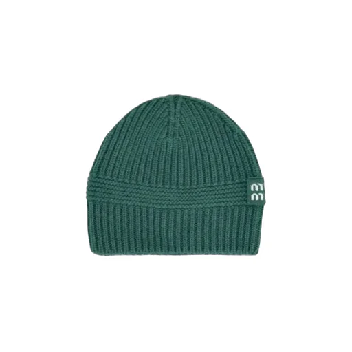 Miu Miu Logo-Intarsia Knitted Beanie