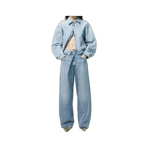 Agolde High-Rise Wide-Leg Jeans