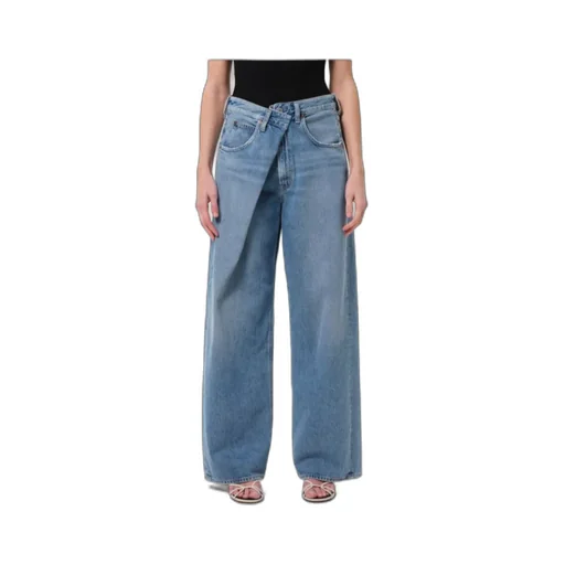 Agolde High-Rise Wide-Leg Jeans