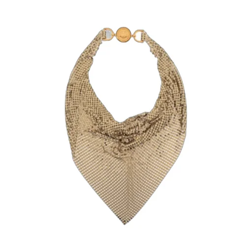 Versace Medusa Head Motif Embellished Necklace