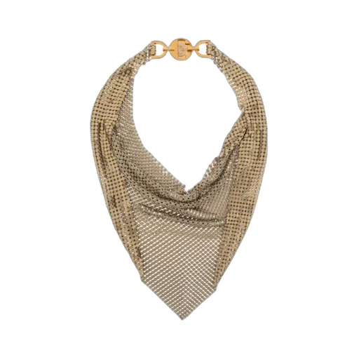 Versace Medusa Head Motif Embellished Necklace