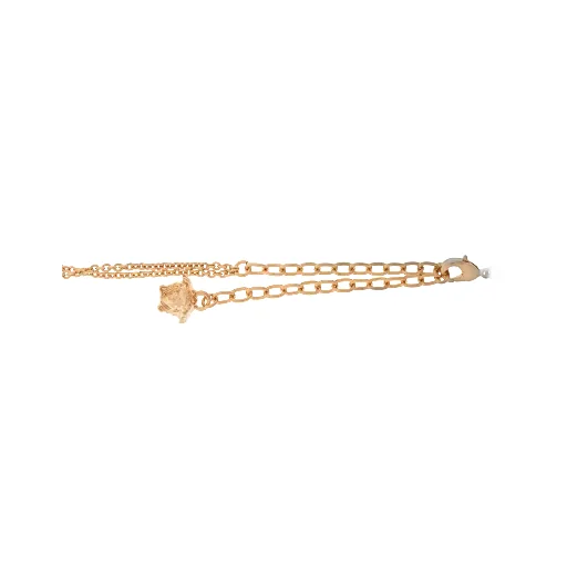 Versace Logo Lettering Charms Necklace