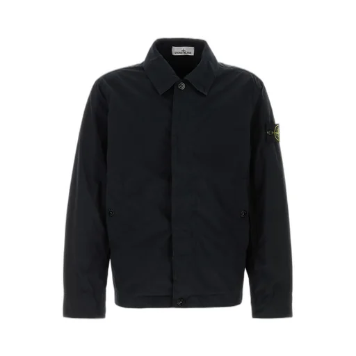 Stone Island Logo Patch Hooded Jacket