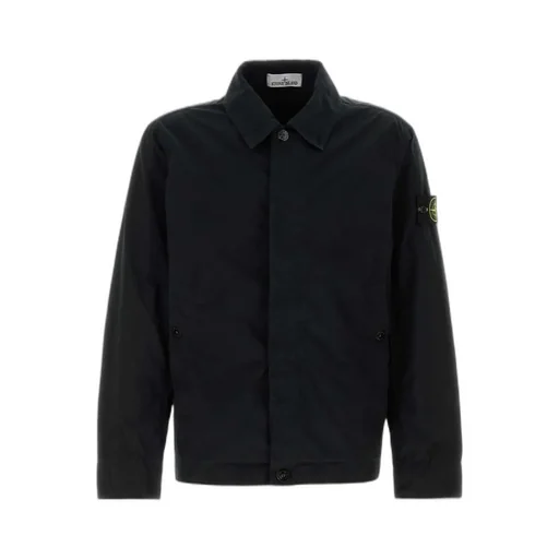 Stone Island Logo Patch Hooded Jacket