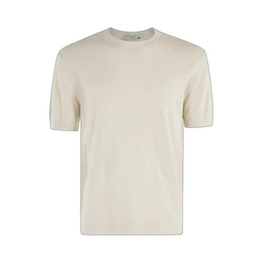 Short-Sleeved Knitted T-Shirt