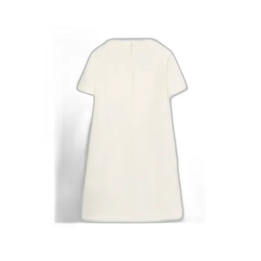 Valentino Heart Embellished Short-Sleeved Dress