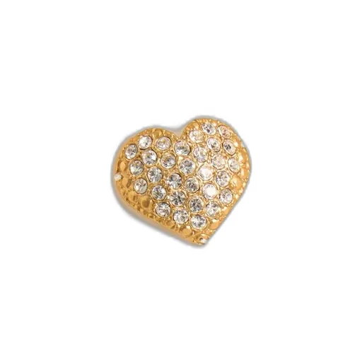 Valentino Heart Embellished Short-Sleeved Dress