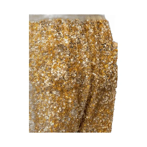 Sequin-Embellished Drawstring Track Pants