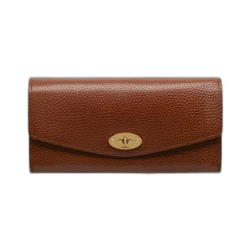 Mulberry Twist-Lock Foldover-Top Wallet