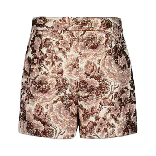 Valentino	Floral Jacquard High Waist Shorts