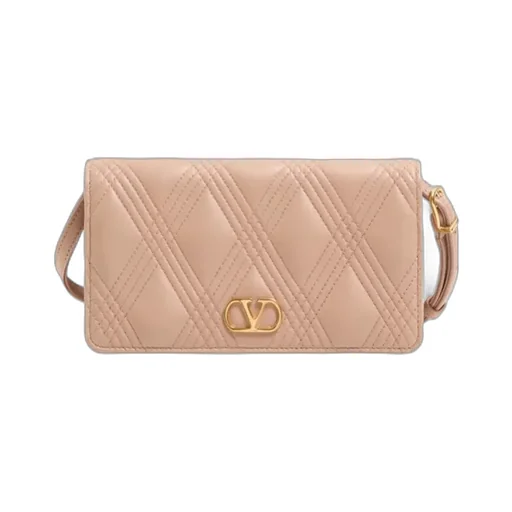 Valentino Quiltie 67 Foldover Top Mini Shoulder Bag