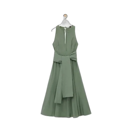 Loewe Sleeveless Wrap Midi Dress