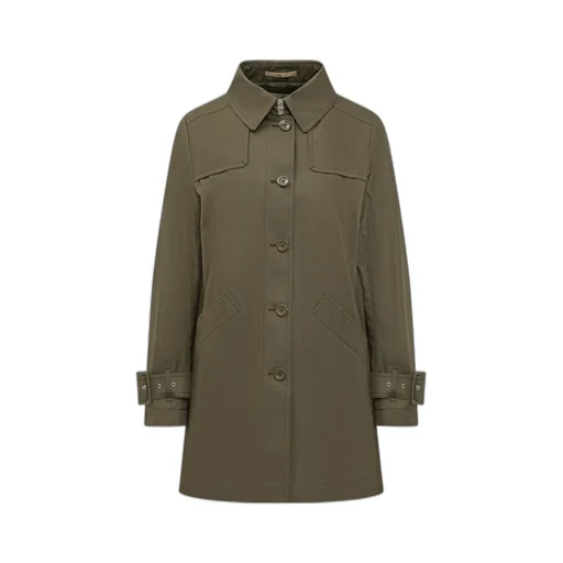 Herno Long Sleeved Buttoned Trench Coat