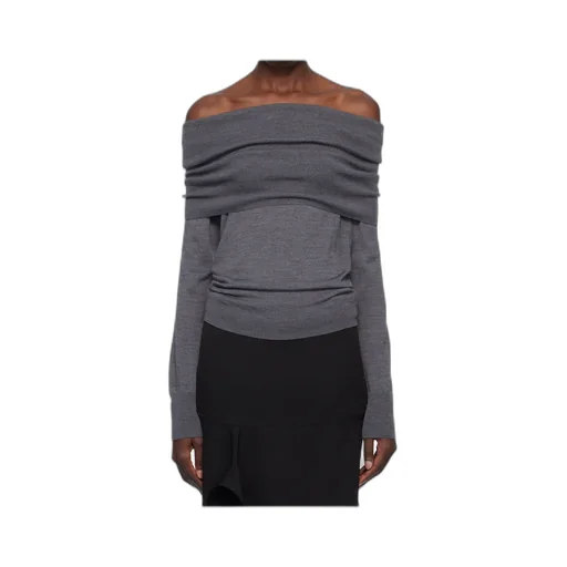 Stella Mccartney Long-Sleeved Off-Shoulder Jumper