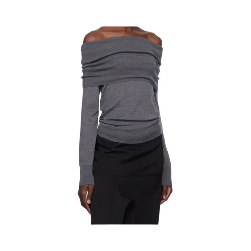 Stella Mccartney Long-Sleeved Off-Shoulder Jumper