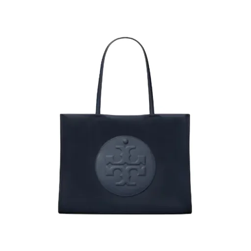 Medium Ella Logo-Embossed Tote Bag