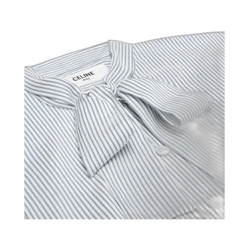 Lavalliere Mia Shirt In Striped Silk