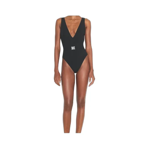 V-Neck Belted Swimsuit