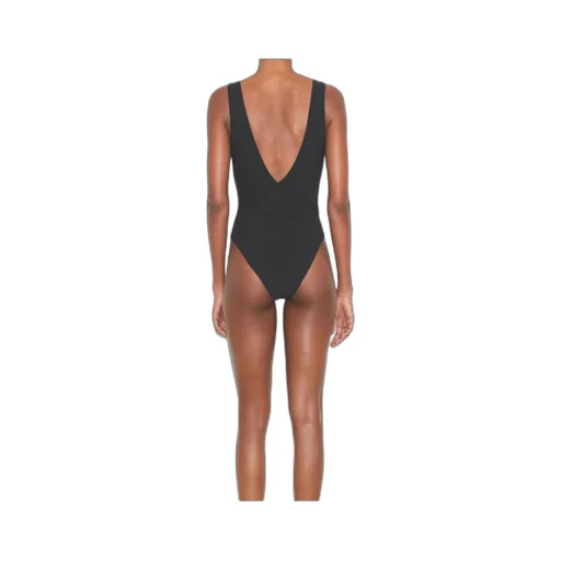 V-Neck Belted Swimsuit