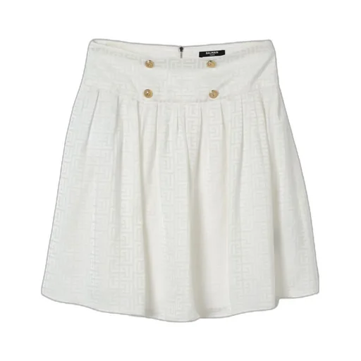 Logo-Jacquard Skirt