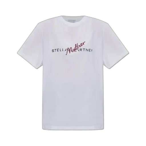 Stella Mccartney Logo Embroidered Crewneck T-Shirt