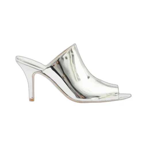 Metallic-Effect Mules