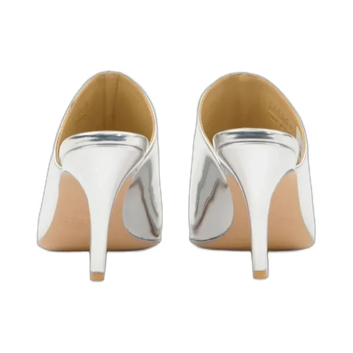 Metallic-Effect Mules