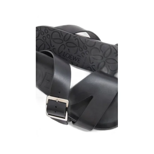 Ease Buckle Slide In Vegetable-Tanned Calfskin