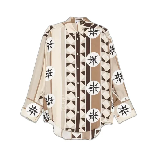 Loewe Abstract Printed Long-Sleeved Shirt