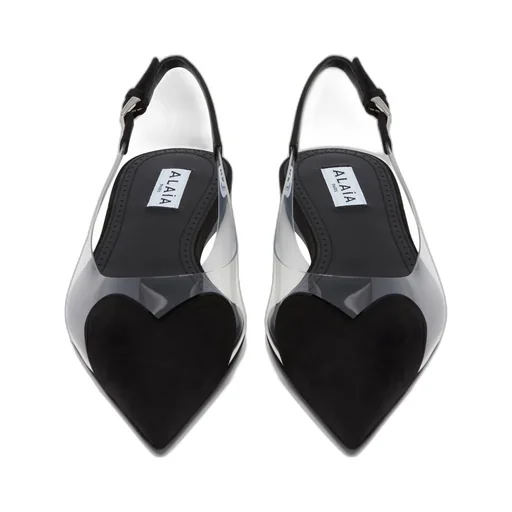 Slingback Pointed-Toe Ballet Flats