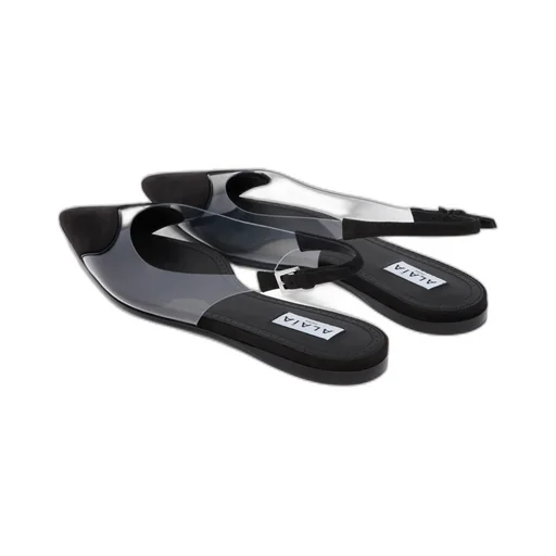 Slingback Pointed-Toe Ballet Flats