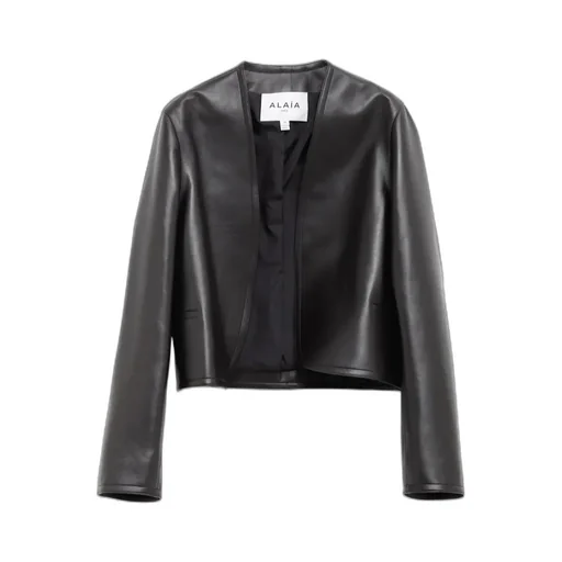 Long Sleeve Leather Jacket