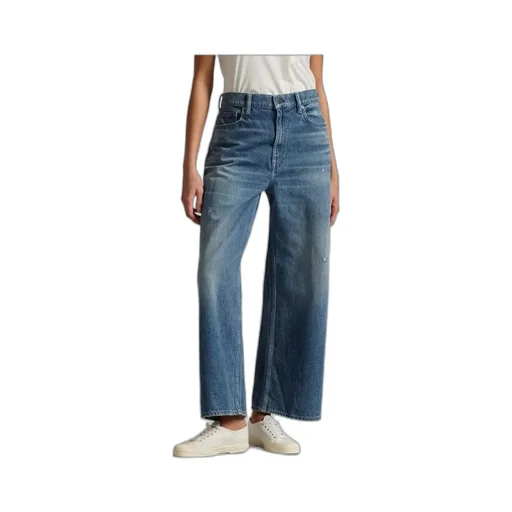Polo Ralph Lauren Logo Patch Straight-Leg Jeans