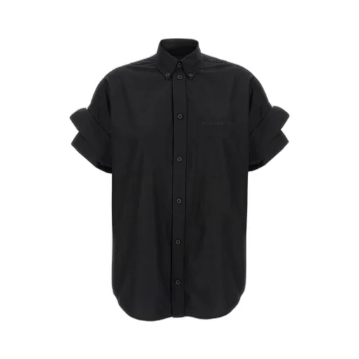 Collared Sleeve Detailed Shirt