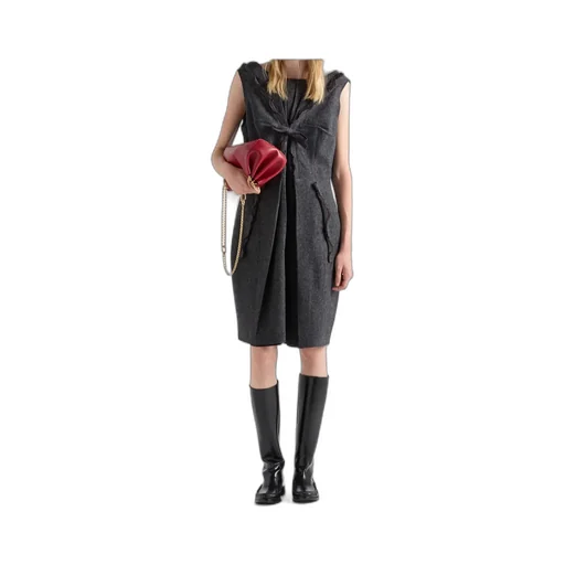Prada Sleeveless Belted Dress