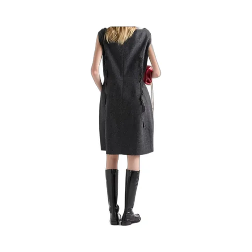 Prada Sleeveless Belted Dress