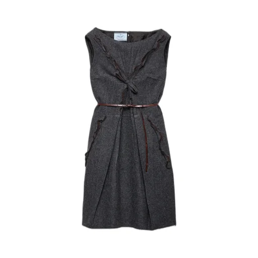 Prada Sleeveless Belted Dress