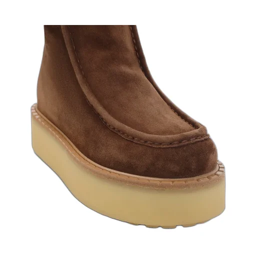Prada Round-Toe Ankle Boots