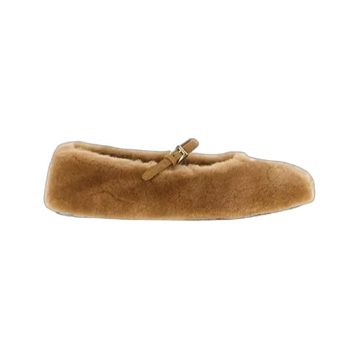 Prada Round-Toe Ballerinas