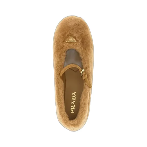 Prada Round-Toe Ballerinas