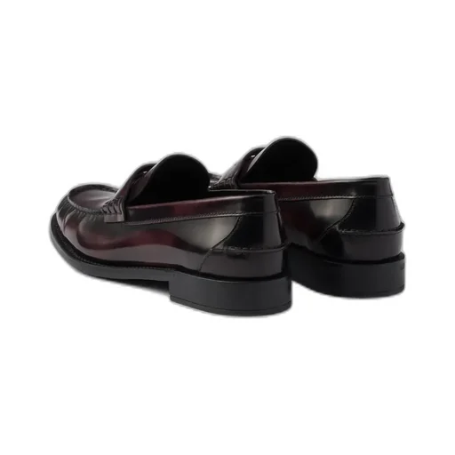 Prada Ruched Slip-On Loafers