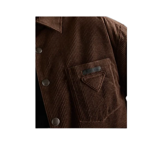 Prada Logo Detailed Long-Sleeved Shirt
