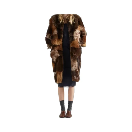 Prada Patchwork Long Coat