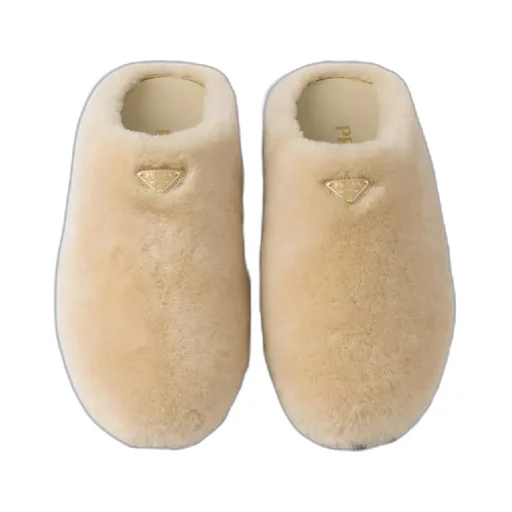 Prada Triangle-Logo Mules