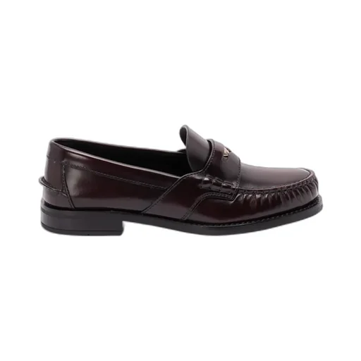 Prada Triangle-Logo Loafers