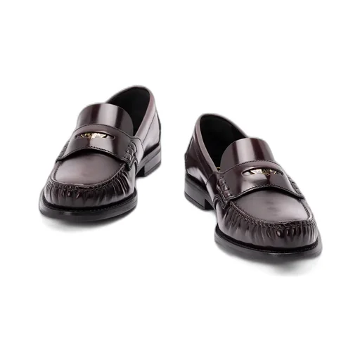 Prada Triangle-Logo Loafers