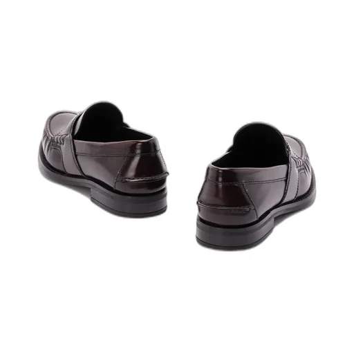 Prada Triangle-Logo Loafers