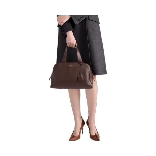 Prada Logo-Printed Zipped Tote Bag