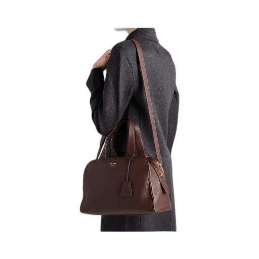 Prada Logo-Printed Zipped Tote Bag